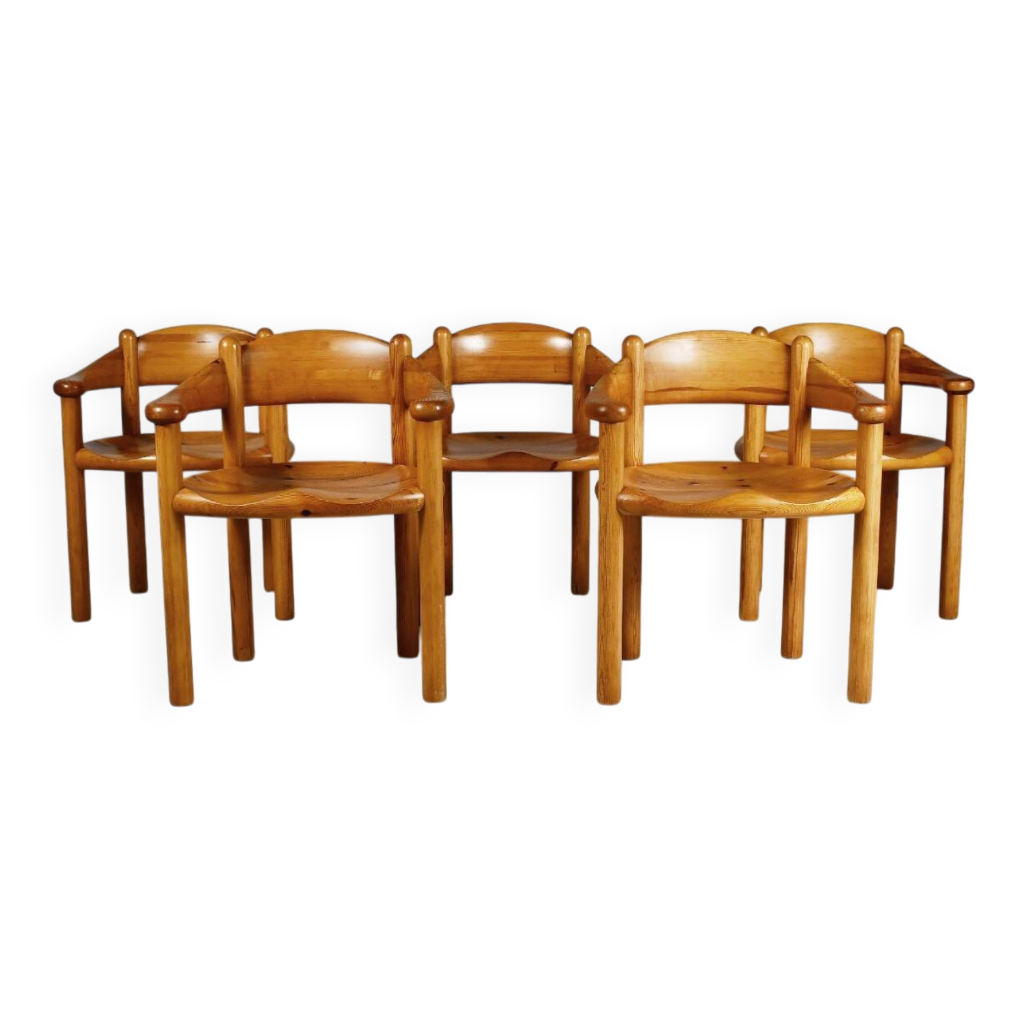 Chaises de salle à manger Rainer Daumiller pour Hirtshals Sawmill, ensemble de 5