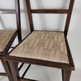 Paire de chaises style anglais art nouveau