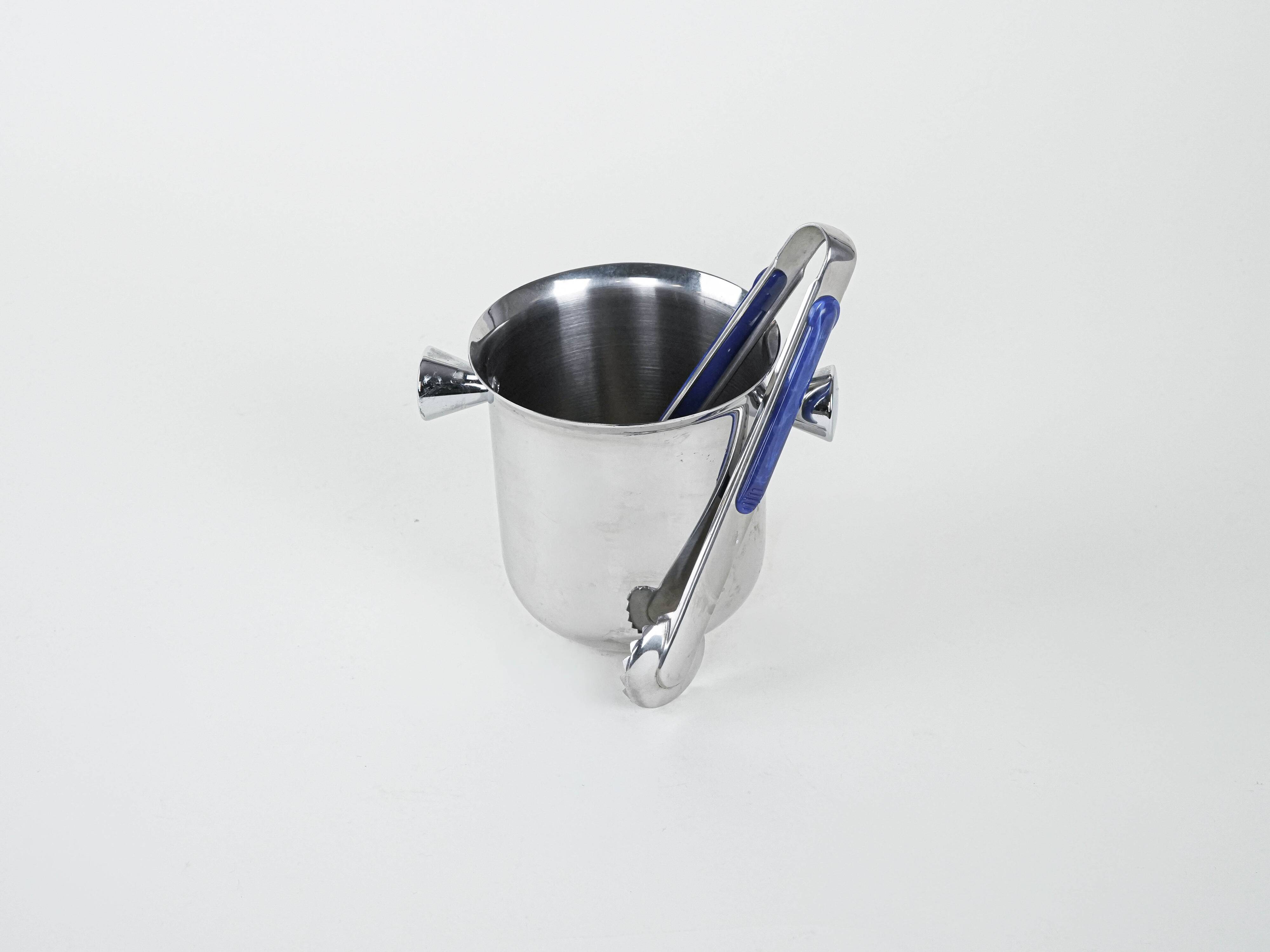 Ice bucket, Italian design, 1970s, made in Italy