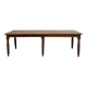 Solid oak table with 6 turned legs (1900)