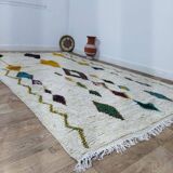 Handmade wool Berber rug 300 X 190 CM