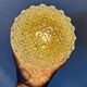 Vintage glass moulded globe wall/ceiling light.