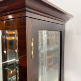 Art Deco Display Cabinet in Glass & Macassar Veneer, France, 1930