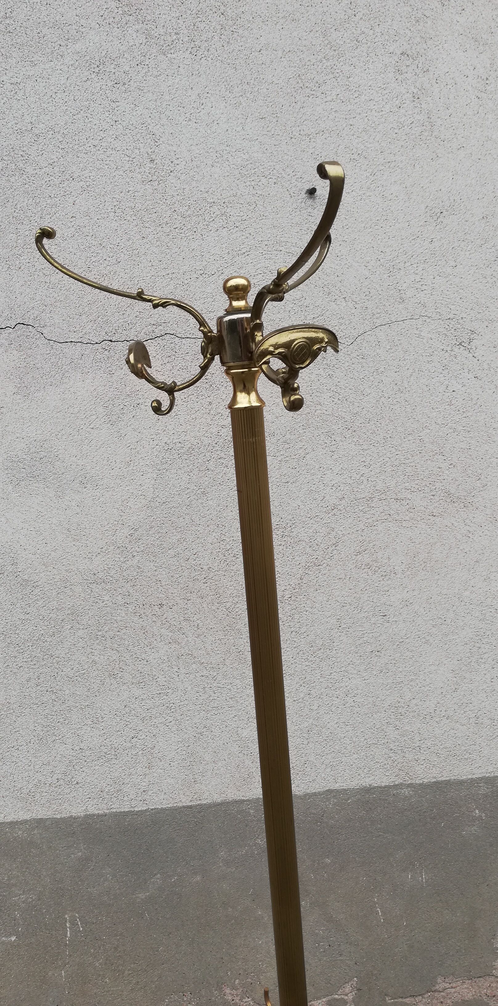 Porte manteau vintage laiton