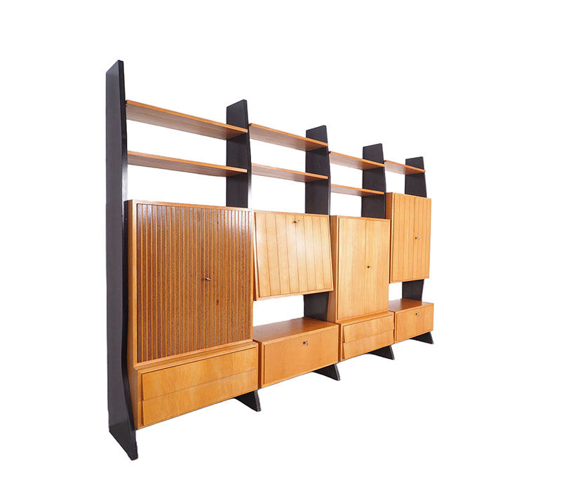 Modular wall system Idea Möbel, Erich Stratmann 1950s