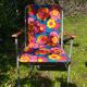Chaise de jardin pliante seventies