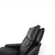 Black leather chaise longue esa 802 by Werner Langenfeld, 1970