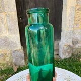 Bocal en verre vert