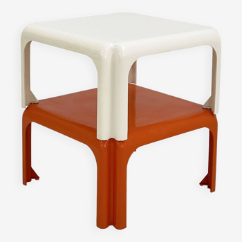 Paire de tables empilables Elena par Vico Magistretti pour Metra, 1970