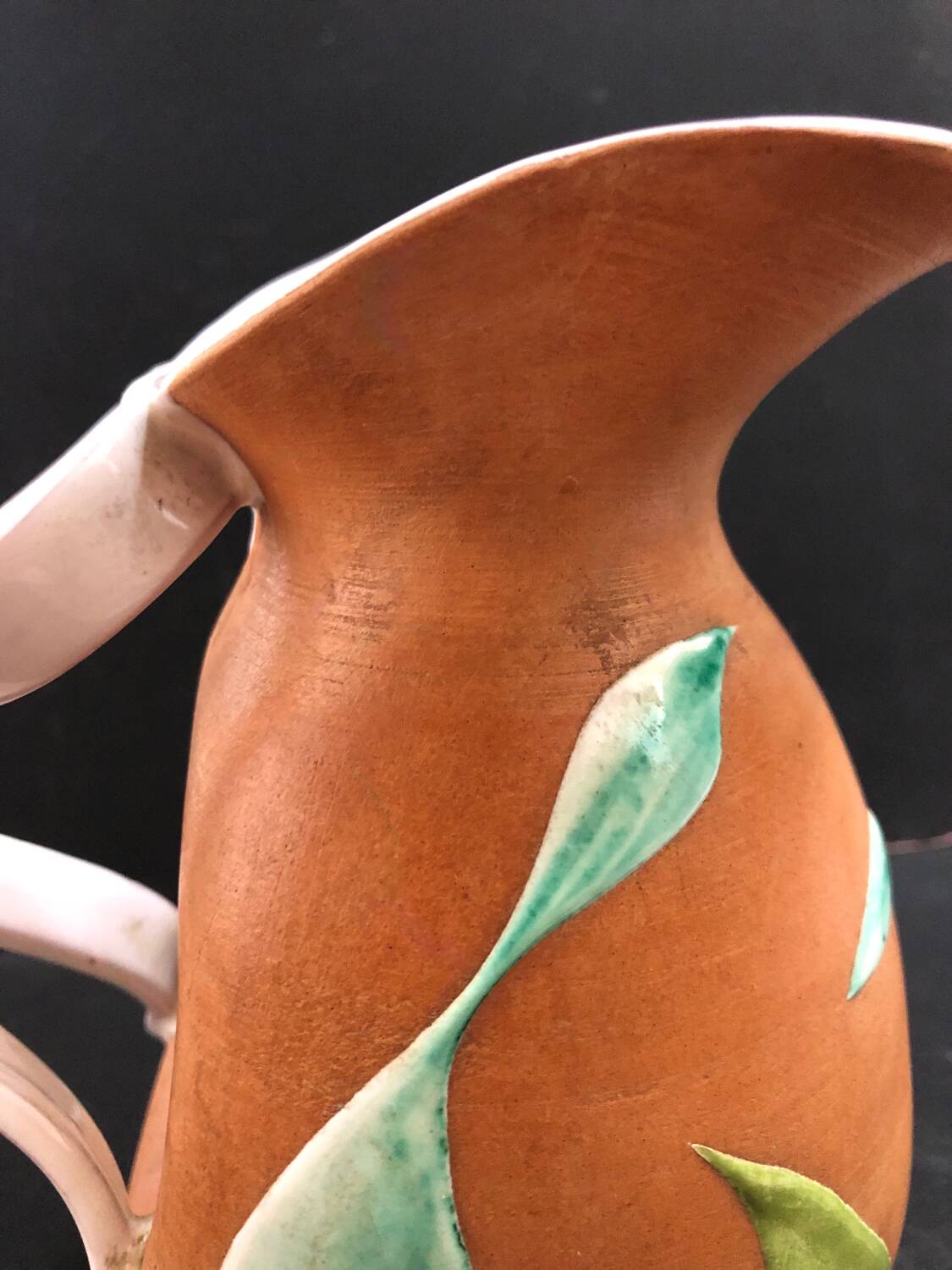 Fiamma Italy ceramic pitcher vase