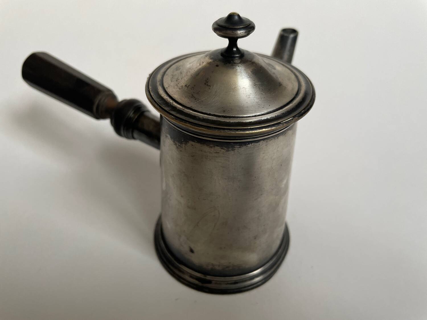 Christofle chocolate pot, silver-plated metal