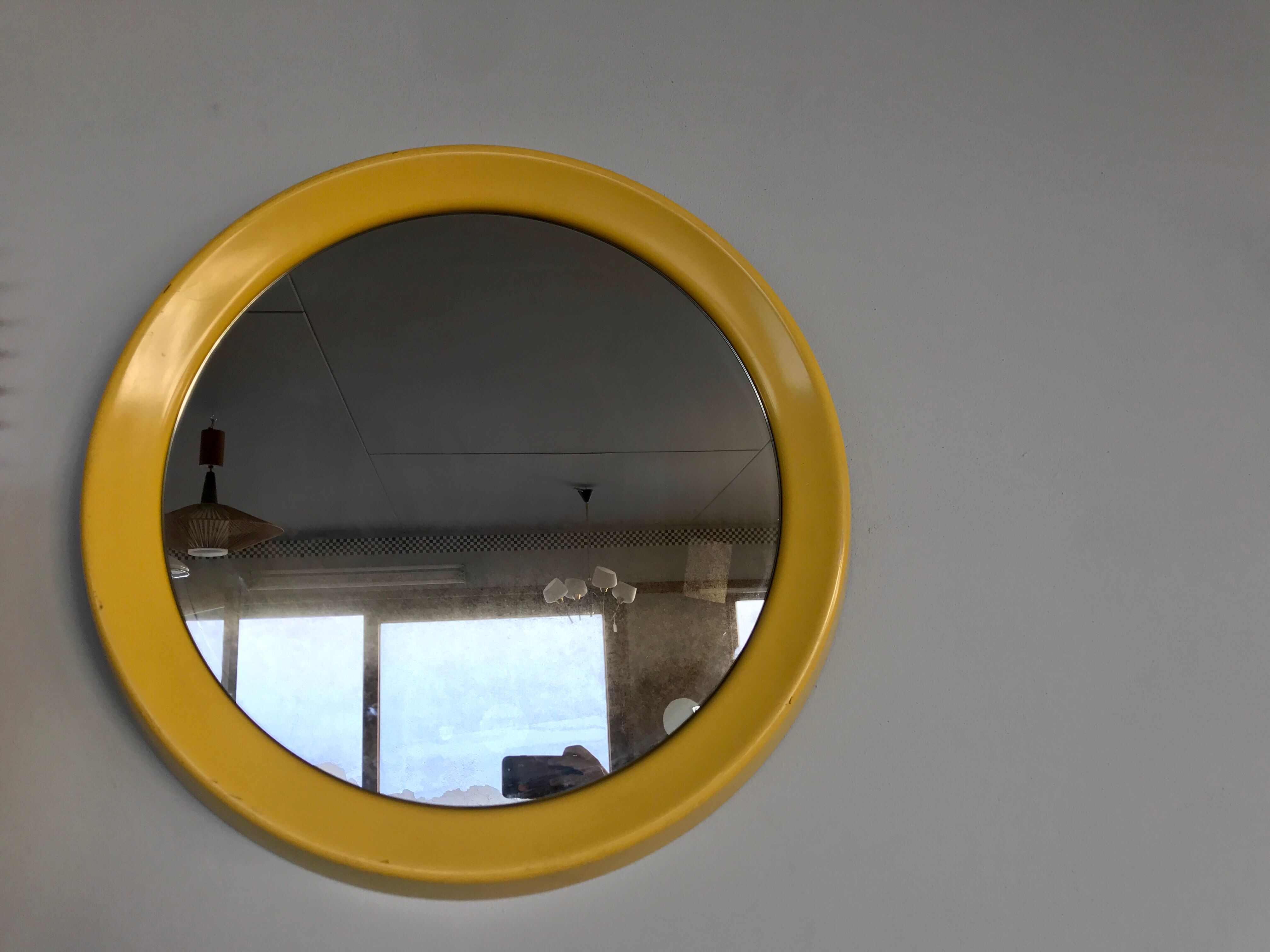Old mirror round - 65cm