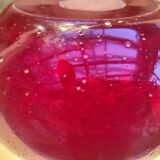 Vase ancien en verre soufflé à la bouche