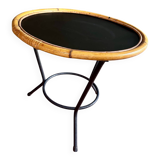 Vintage rattan side table