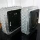 Pair of wall lights or ceiling lights Limburg Glashutte 1960s