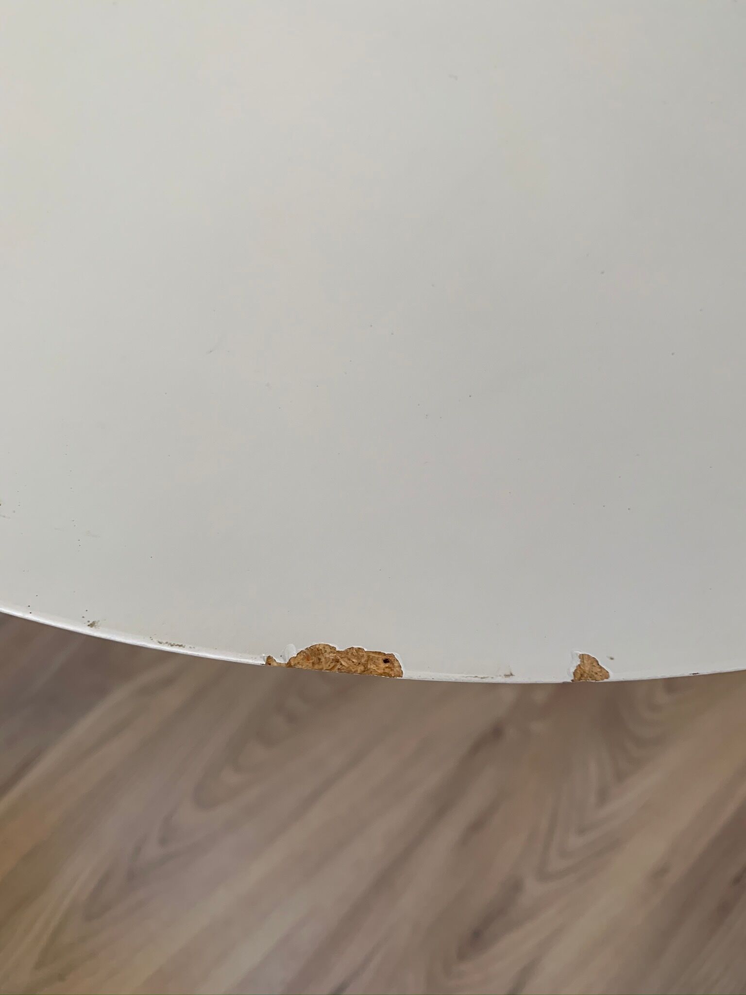 Side table with tulip foot