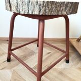 Vintage Solid Oak Stool