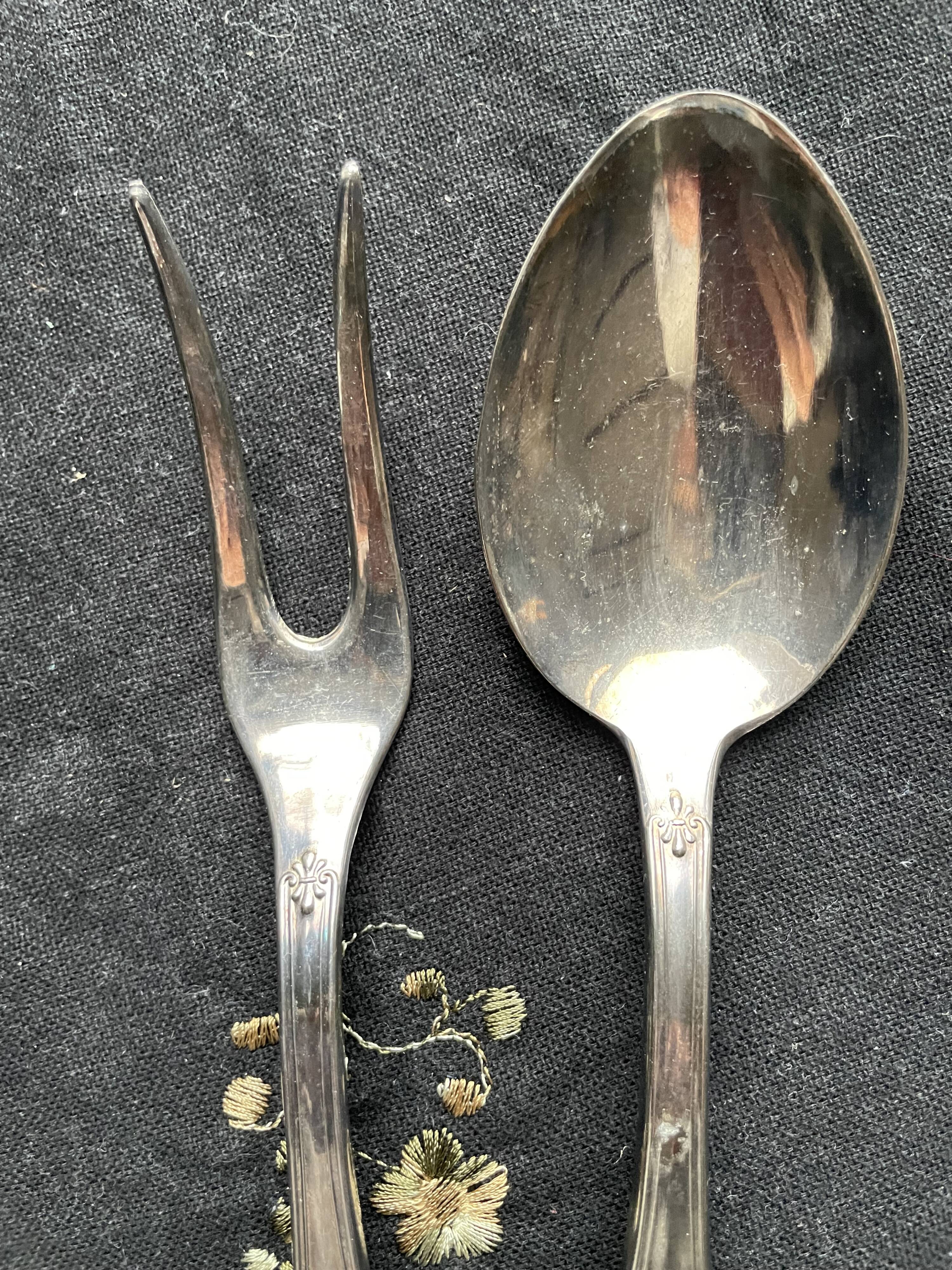 2-piece salad ladle and serving set