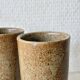 Set of 4 stoneware mugs