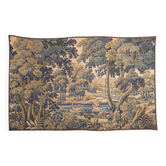 Verdure Tapestry with Ducks, Halluin Manufacture, France, 20th century