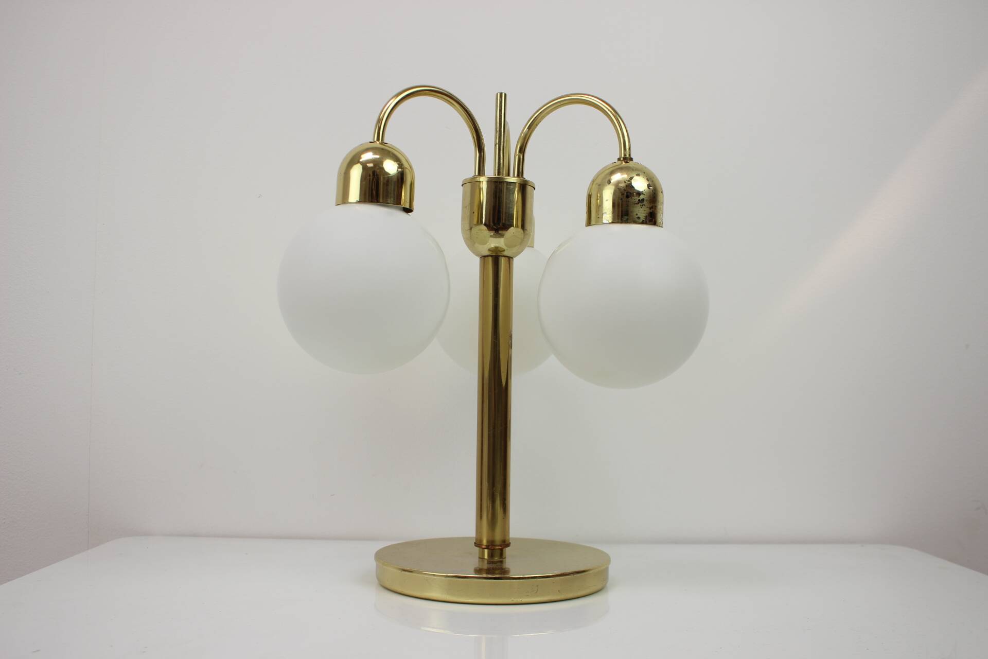 Mid-Century Brass Table Lamp by Kamenicky Senov, 1960s