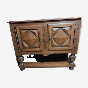 Basque-style sideboard with 2 doors