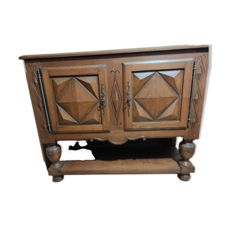 Basque-style sideboard with 2 doors