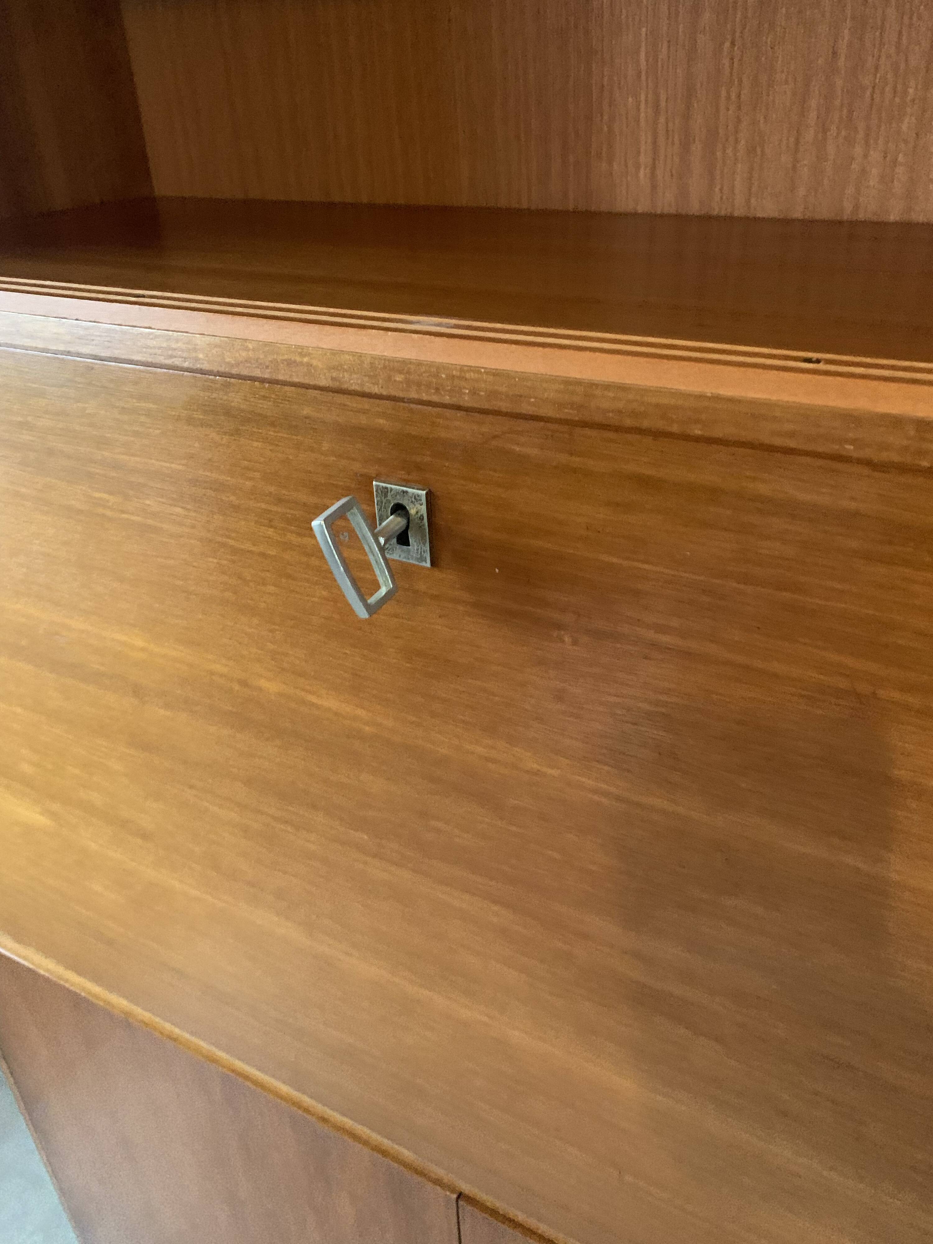 Scandinavian teak secretary, 1960s