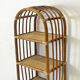 Vintage rattan shelf