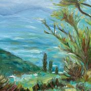 Oil on canvas landscape