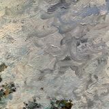 Mireille Richefort. Port du Somail. Oil on board.