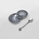 Shell-shaped metal salt shaker