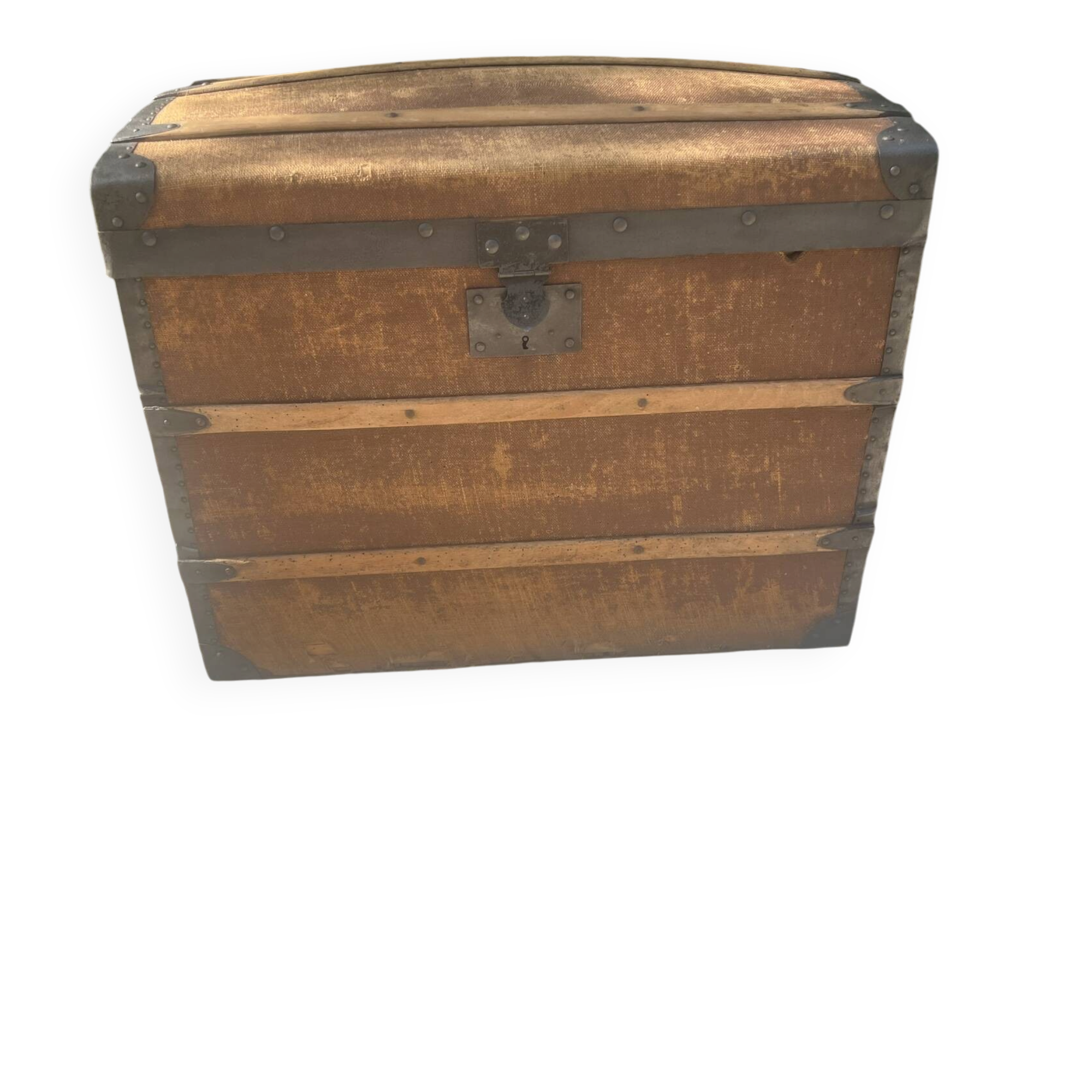 Antique travel trunk