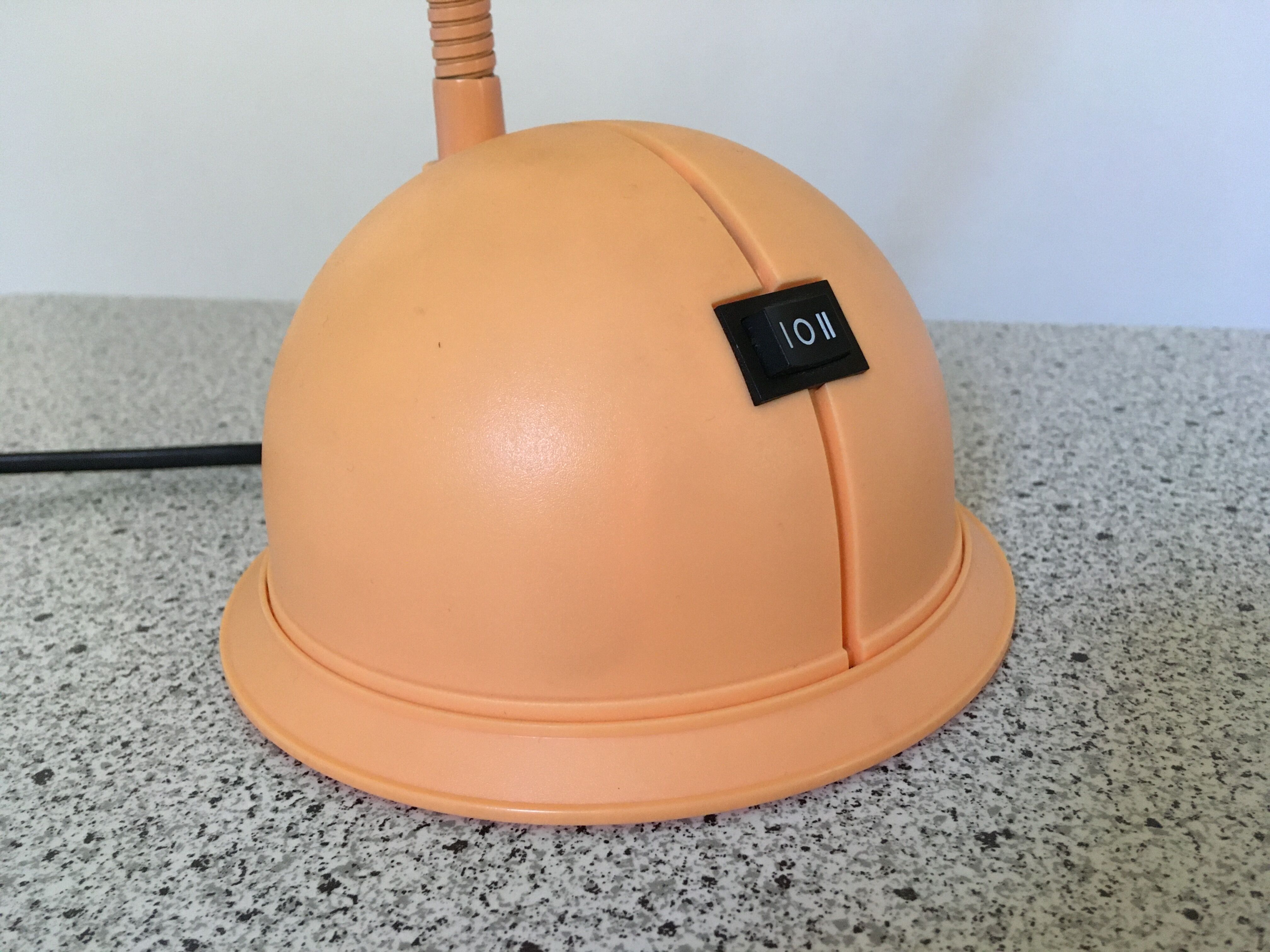 Vintage orange desk lamp