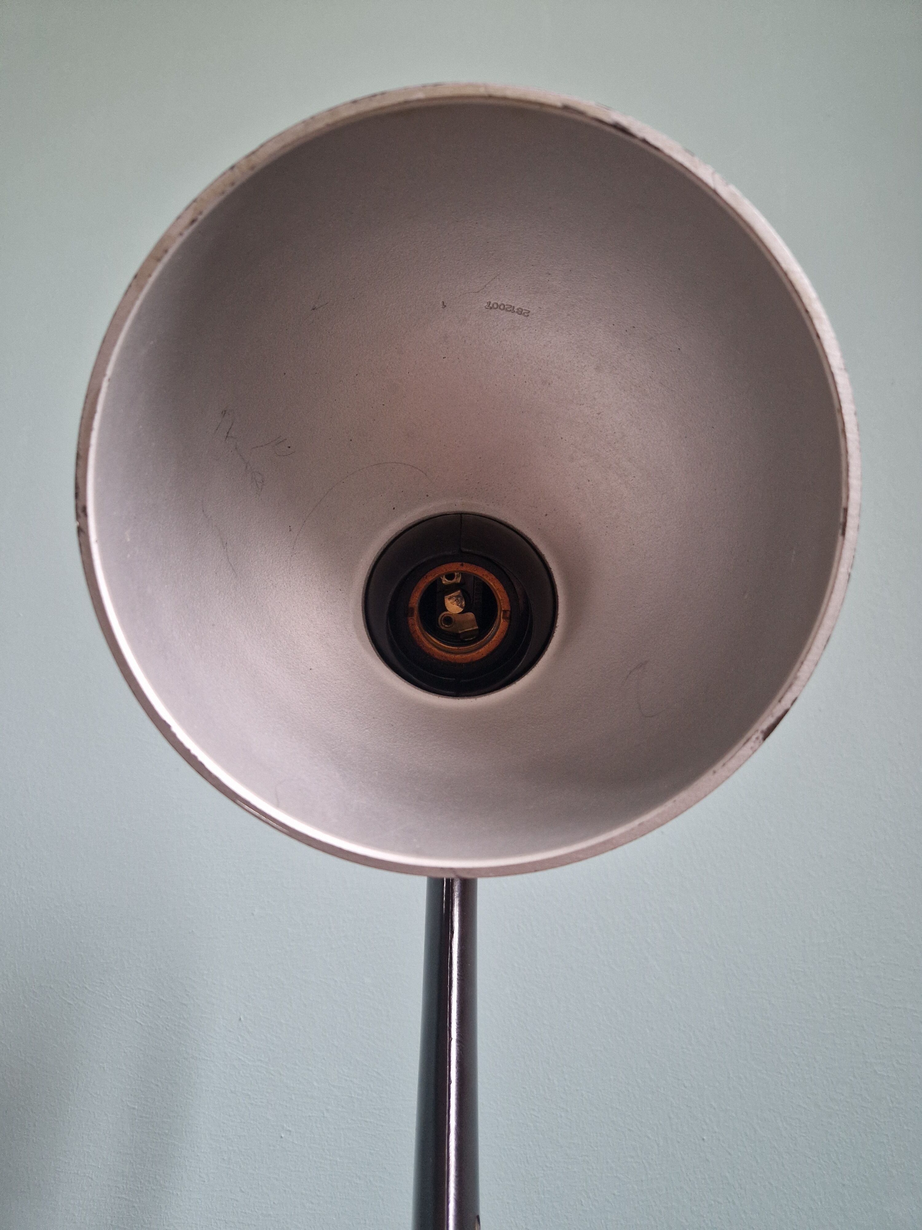 Brown Bakelite desk lamp, Eric Kirkman Cole, 1930s