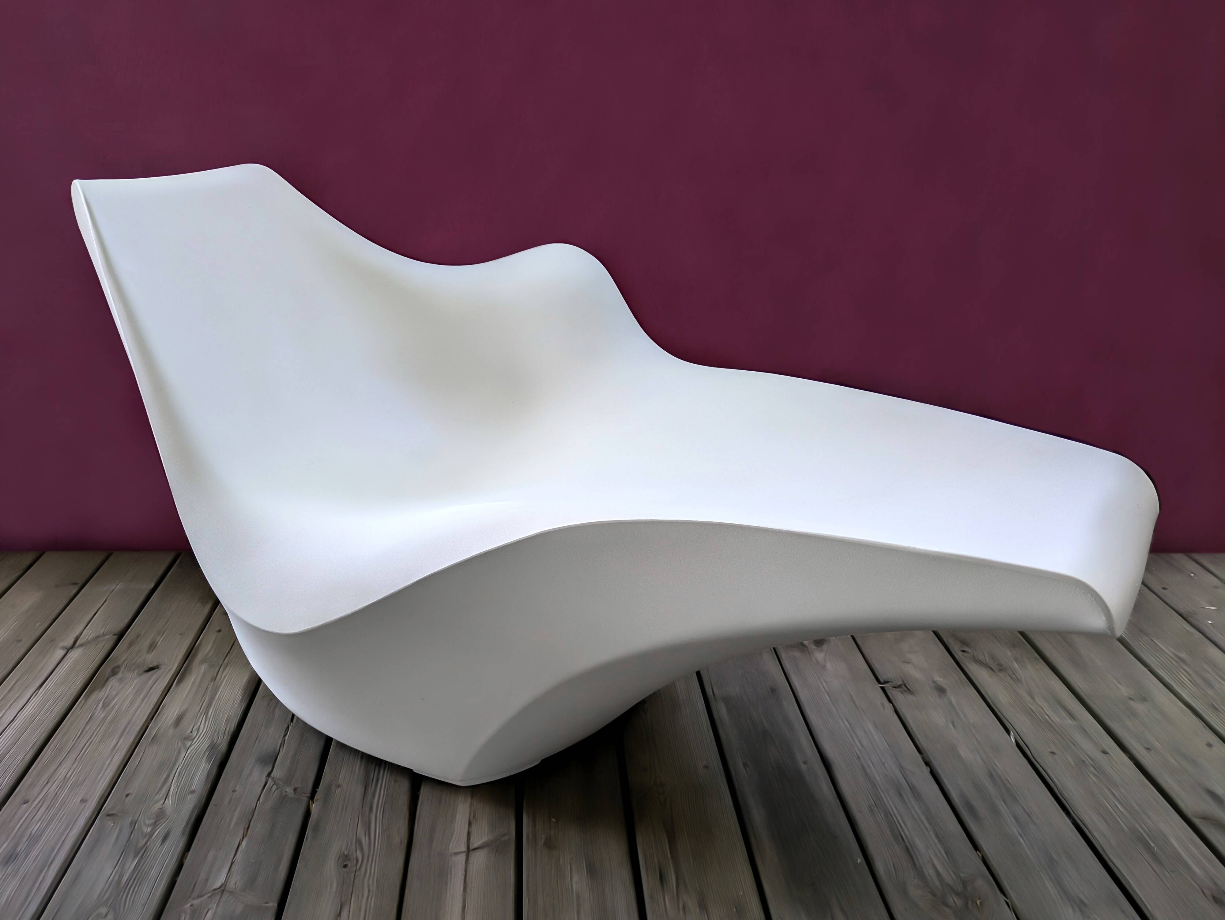 Chaise longue/méridienne "Tokyo Pop" / Tokujin Yoshioka / Driade (2000s)