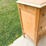 Scandinavian style 3-drawer chest of drawers, compass feet, from the 50s/60s