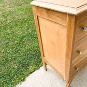 Scandinavian style 3-drawer chest of drawers, compass feet, from the 50s/60s