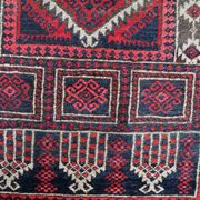 Tapis de Prière Vintage Baluch Fait Main en Laine – 94 x 152 cm