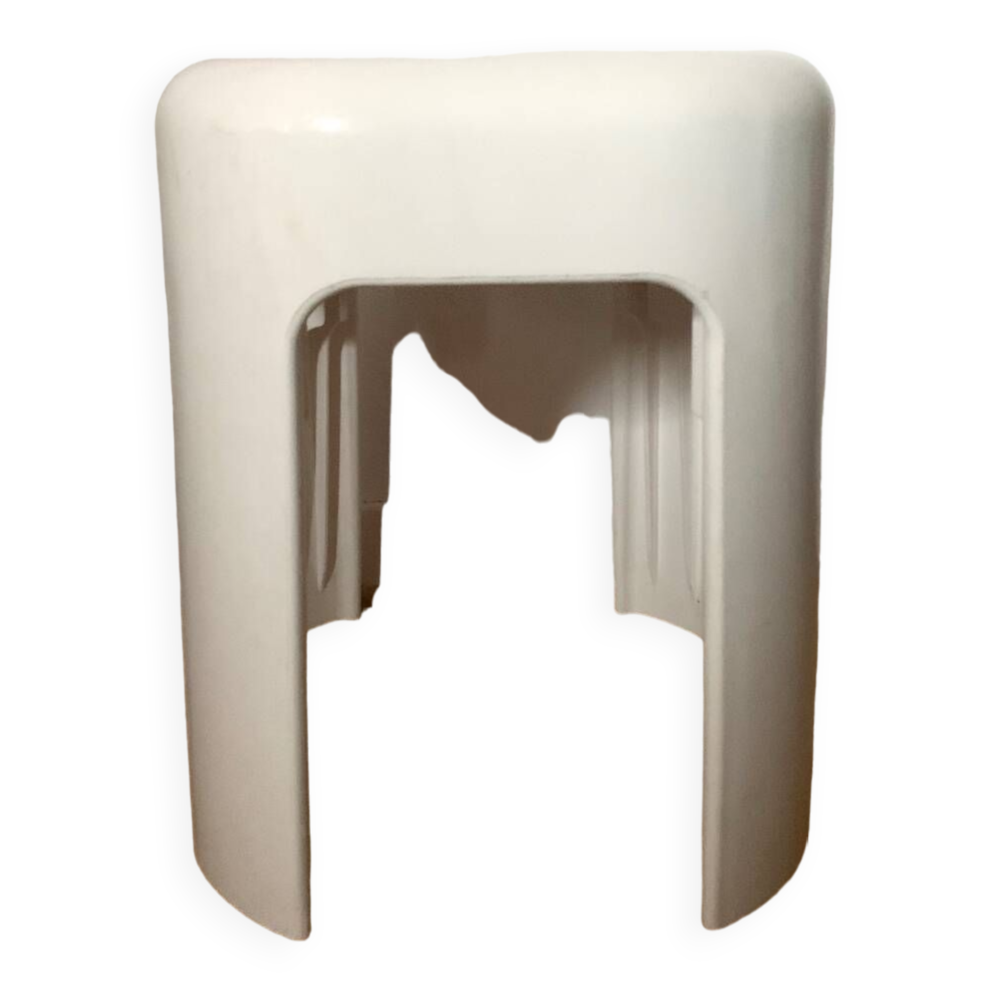 Vintage plastic stool from the 70s