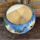 Cache pot XIXème à décor impressionniste