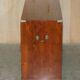 Buffet militaire vintage en bois d'if moucheté - Cabinet bar