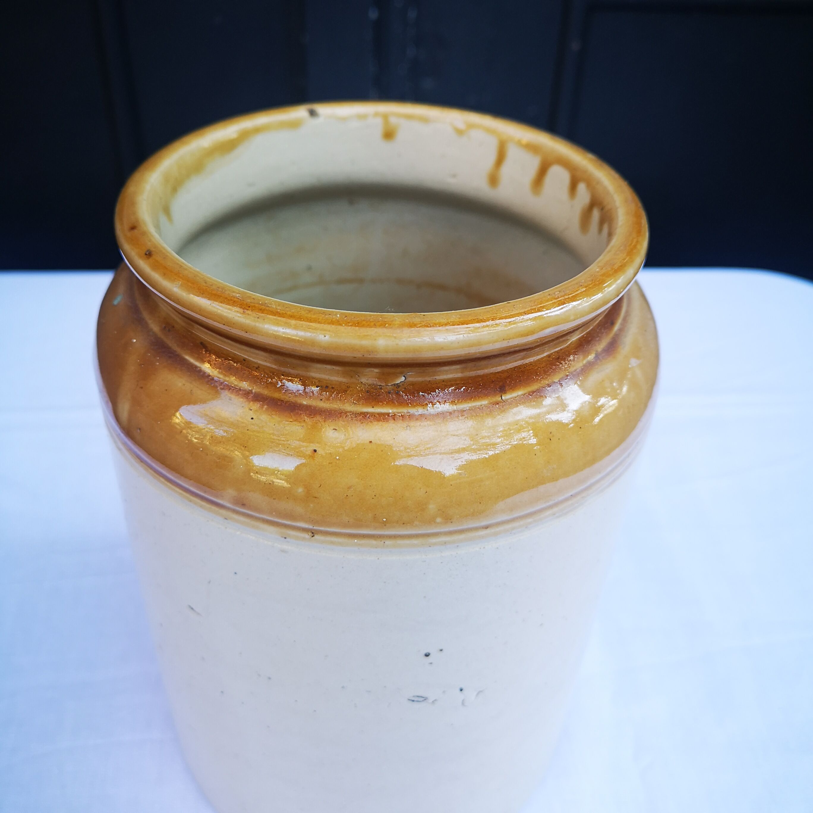 Pot à marmelade en grès