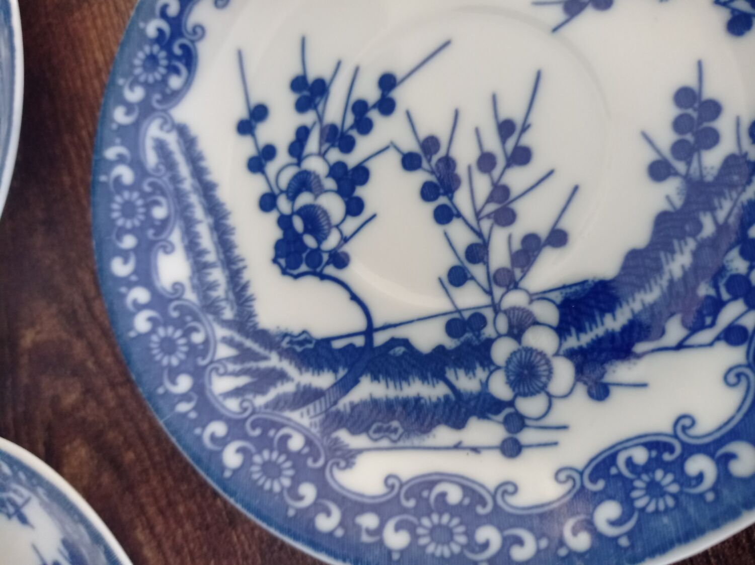 Fine porcelain tea cups from Japan