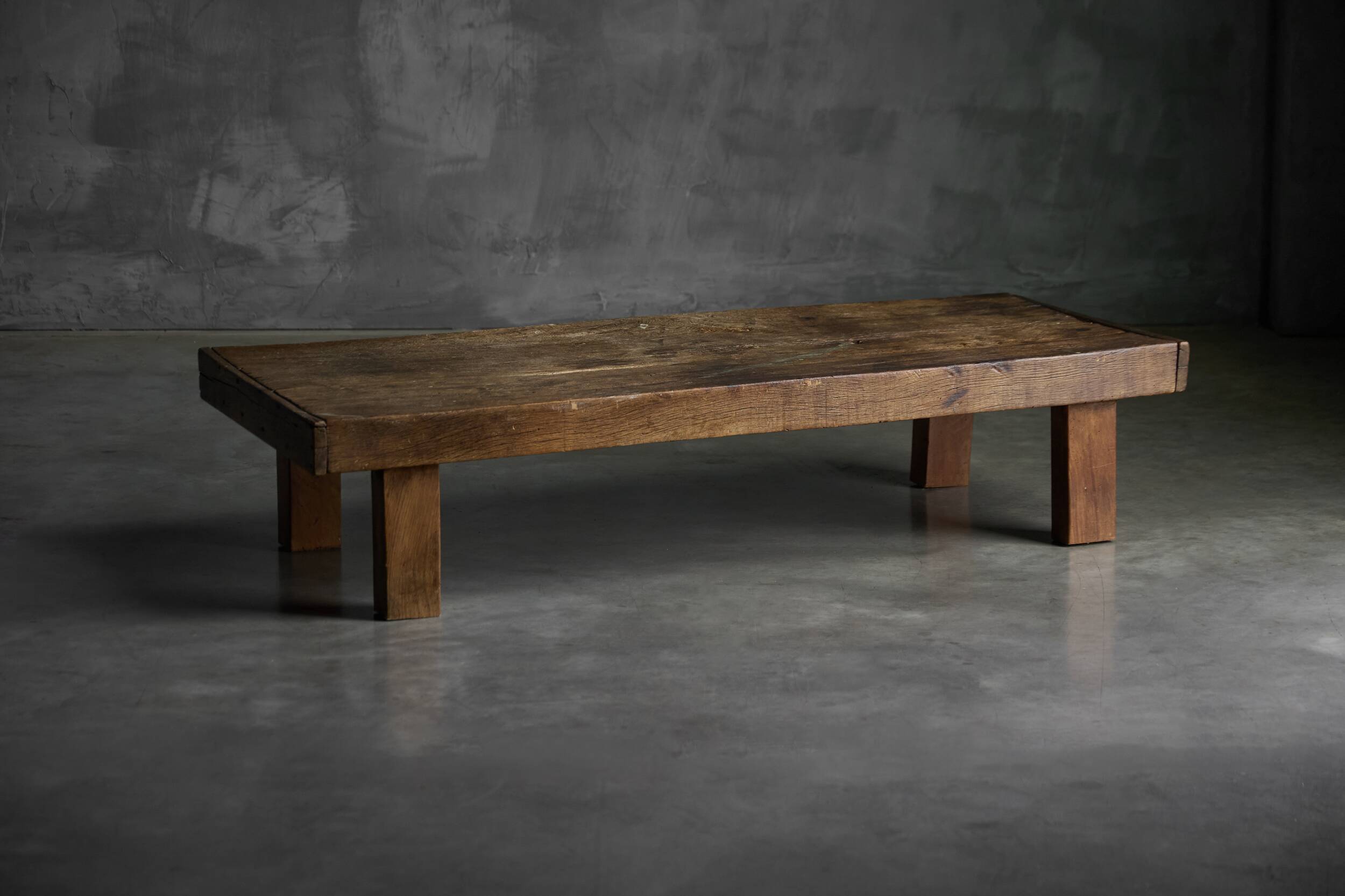 Low Farmhouse Coffee Table, France, Late 19th Century