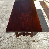 Robert Georges dining room table in pine and oak 1960