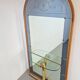 Vintage Floor Mirror with Console Table from Cristal Art, Italy, 1960s