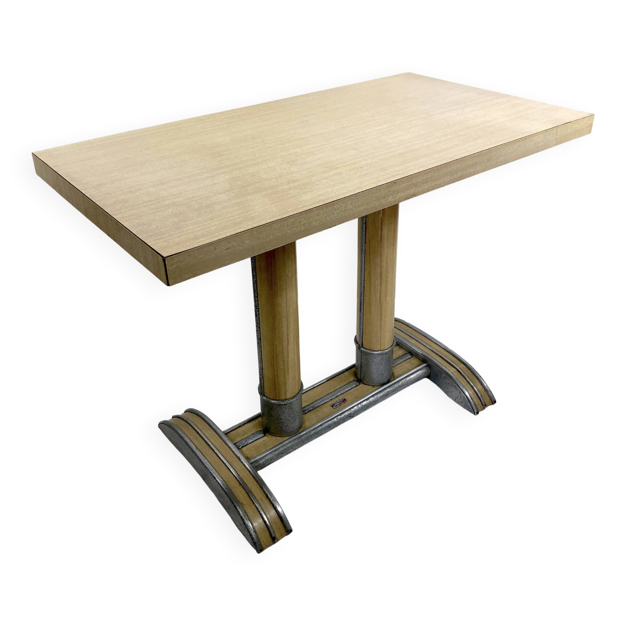 Vintage bistro table Martin Méallet – 1950s Formica