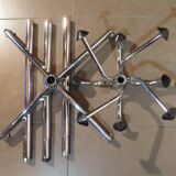 70's chrome parrot coat rack