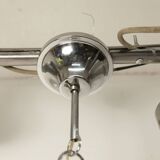 Mazzega Murano chandelier with 4 balls and teak, 1960